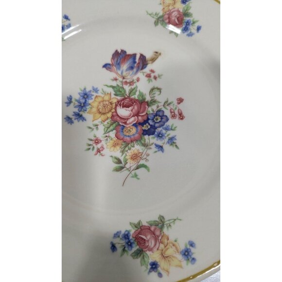 Syracuse China Colonial Floral Salad Plate Vintage - Picture 4 of 10